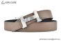 HERMES Constance Belt Buckle & Graphite / Craie Reversible Epsom Leather Belt