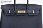 Hermes Birkin 25 Bleu Nuit Togo Leather Gold Hardware Fully Handmade