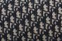 Dior Saddle Belt Bag Beige & Black Oblique Jacquard Black Grained Calfskin