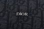 Dior Medium Rider Soft Hobo Bag Black Oblique Jacquard Black Grained Calfskin