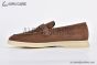 Loro Piana Summer Charms Walk Loafer Suede Rain Drops