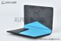 LV Pocket Organizer Wallet Black/Turquoise Monogram Eclipse Reverse Canvas M11469