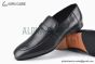 Hermes Giovanni Black Lambskin Leather Loafer