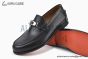 Hermes Destin Black Smooth Leather Loafer