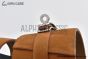 Hermes Jackson Brown Suede Goatskin Sandal