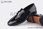 Hermes Paris Black Patent Leather Loafer