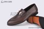 Hermes Paris Dark Brown Leather Loafer