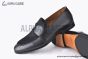 Hermes Ancora Black Smooth / Suede Leather Loafer