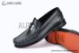 Hermes Karlo Dark Green Smooth Leather Loafer