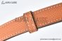HERMES Lady Rivale Jean 18 YG Buckle & Orange Epsom Leather Belt