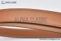 HERMES Lady Kelly 18 Buckle & Orange Epsom Leather Belt