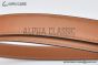 HERMES Lady Kelly 18 RG Buckle & Orange Epsom Leather Belt