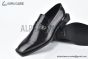 Balenciaga Black Waxed Leather Loafer