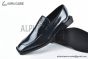 Balenciaga Gradient Blue/Black Waxed Leather Loafer