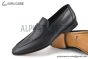 Berluti Lorenzo Black Waxed Leather Loafer