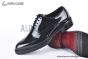 Ferragamo Black Patent Leather Lace-up Derby
