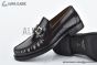 Ferragamo Gancini Brown Patent Leather Loafer