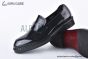 Prada Chocolate Black Patent Leather Loafers