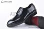 Prada Brushed Black Leather Derby