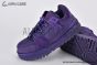 LV Trainer Maxi Sneaker Alligator-printed Nubuck Leather Purple 1ACNM0