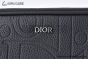 Dior Saddle Triple Pouch Black Gravity Leather with Black Grained Calfskin