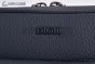 Dior & Hylton Nel Rider 2.0 Zipped Messenger Bag Blue Grained Calfskin