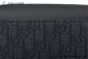 Dior Mini Saddle Messenger Bag with Flap Black Oblique Jacquard with Black Grained Calfskin