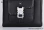 Dior Saddle Backpack with Flap Black Grained Calfskin