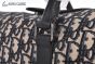 Dior Lingot 50 Bag Beige & Black Oblique Jacquard with Black Grained Calfskin
