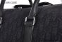 Dior Lingot 50 Bag Black Oblique Jacquard with Black Grained Calfskin