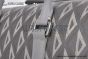 Dior Lingot 50 Bag Gray Diamond Canvas with Gray Smooth Calfskin