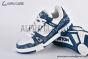 LV Trainer Sneaker Monogram Denim & Embossed Leather Blue 1A9JGT