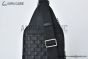 LV Avenue Slingbag Damier Infini Leather Black N45303