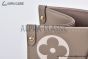 LV OnTheGo MM Bag Monogram Empreinte Leather Cream M45494