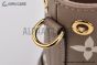 LV Nano Noé Bag Monogram Empreinte Leather Cream M46291