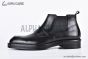 Prada Classic Boot Black Grain Leather