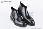 Prada Classic Boot Black Burnished Leather