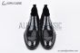 Prada Classic Boot Black Burnished Leather
