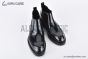 Prada Classic Boot Black Burnished Leather