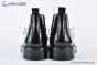 Prada Classic Boot Black Burnished Leather