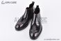 Prada Classic Boot Brown Burnished Leather
