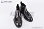 Prada Classic Boot Brown Burnished Leather