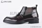 Prada Classic Boot Brown Burnished Leather