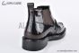 Prada Classic Boot Brown Burnished Leather