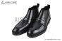 Prada Classic Boot with Logo Plate Black Grain Leather
