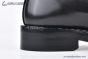 Prada Classic Boot with Logo Plate Black Grain Leather