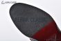 Prada Classic Boot with Logo Plate Black Burnished Leather