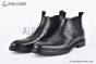 Prada Classic Brogue Boot I Black Grain Leather