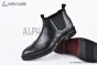 Prada Classic Brogue Boot I Black Grain Leather
