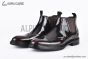 Prada Classic Brogue Boot I Brown Burnished Leather